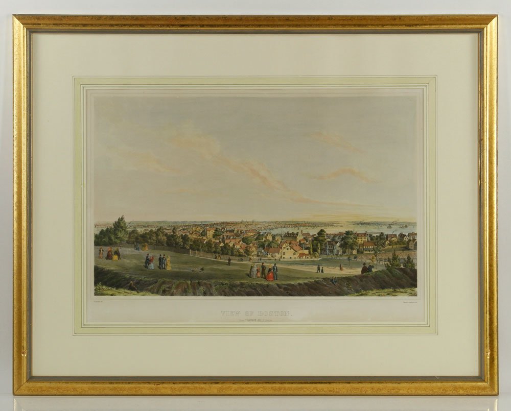 View of Boston from Telegraph Hill, Lithograph (1 of 4)