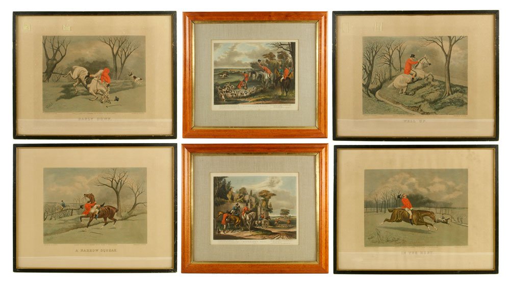 Six Antique English Sporting Prints (1 of 10)