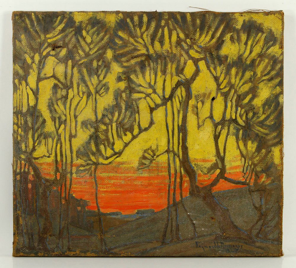 California Sunset, Oil on Canvas (1 of 4)