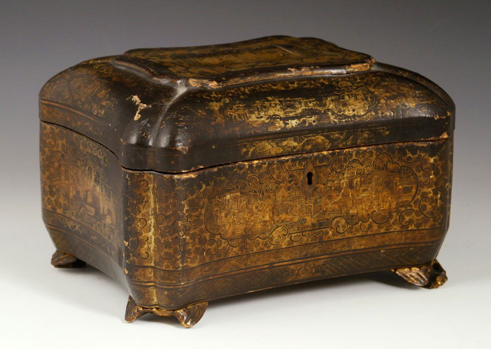 19th C. Chinese Tea Caddy (1 of 5)