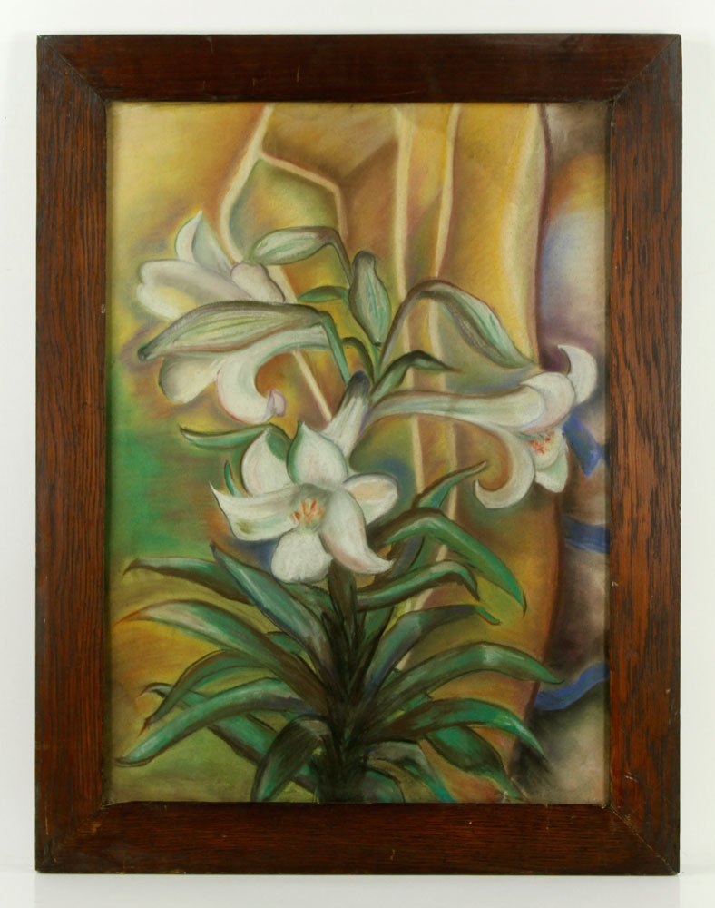 Still Life with Lilies, Pastel (1 of 4)