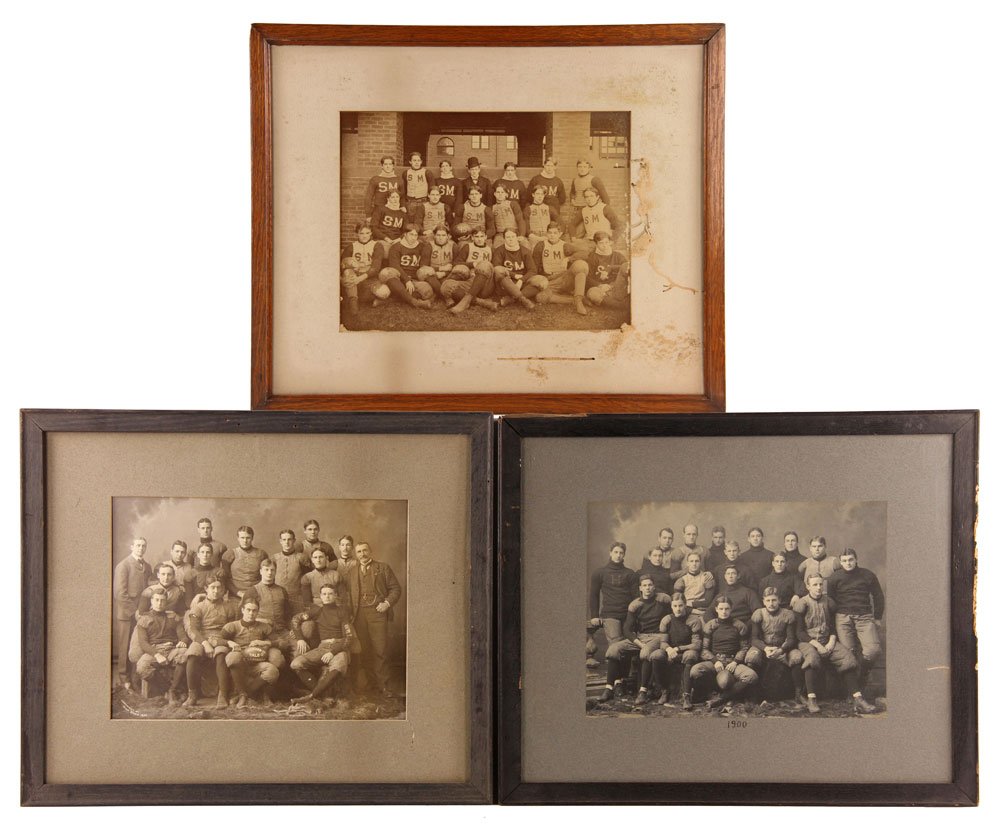 3 College Sports Team Photographs (1 of 6)