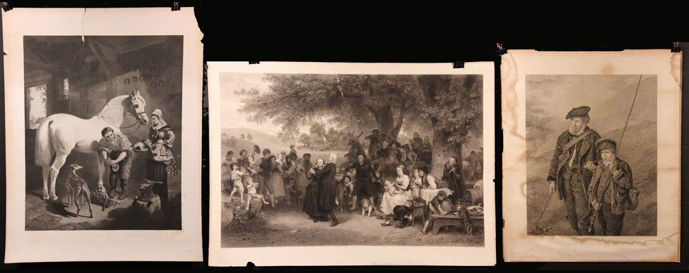 Three 19th C. Engravings (1 of 8)