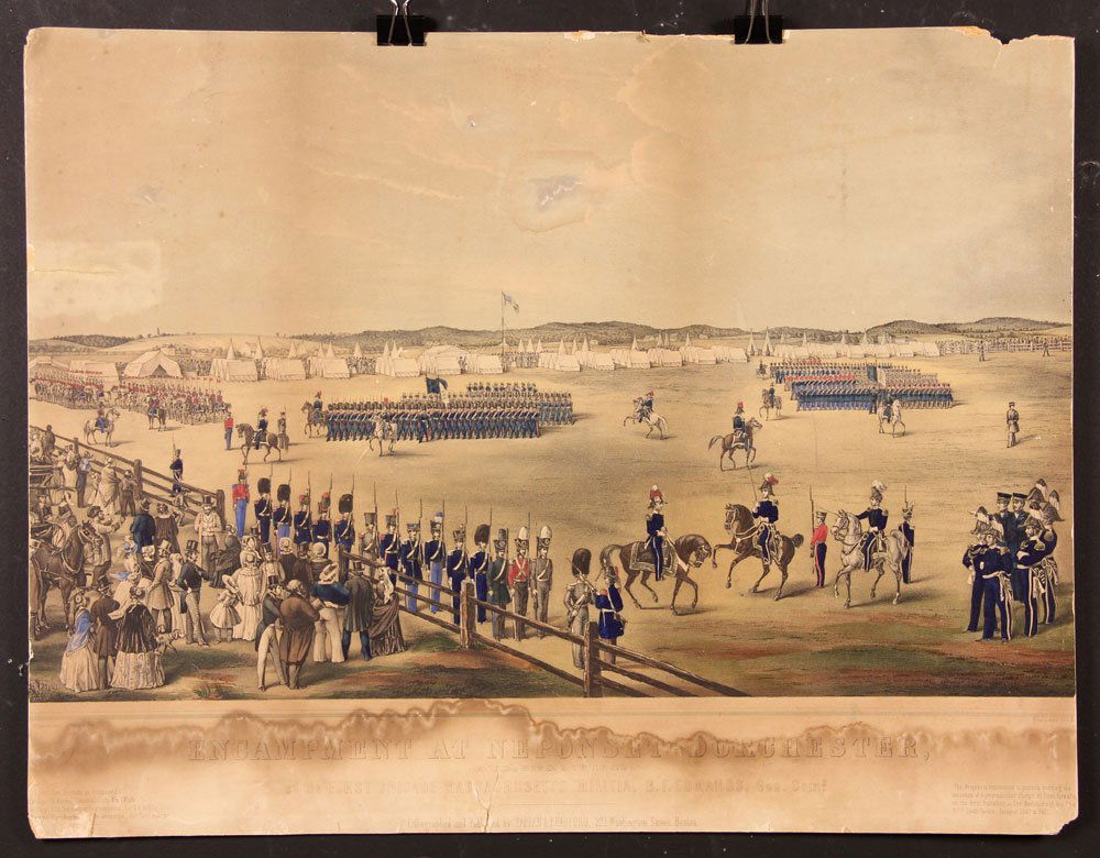 19th C. American Colored Lithograph (1 of 5)