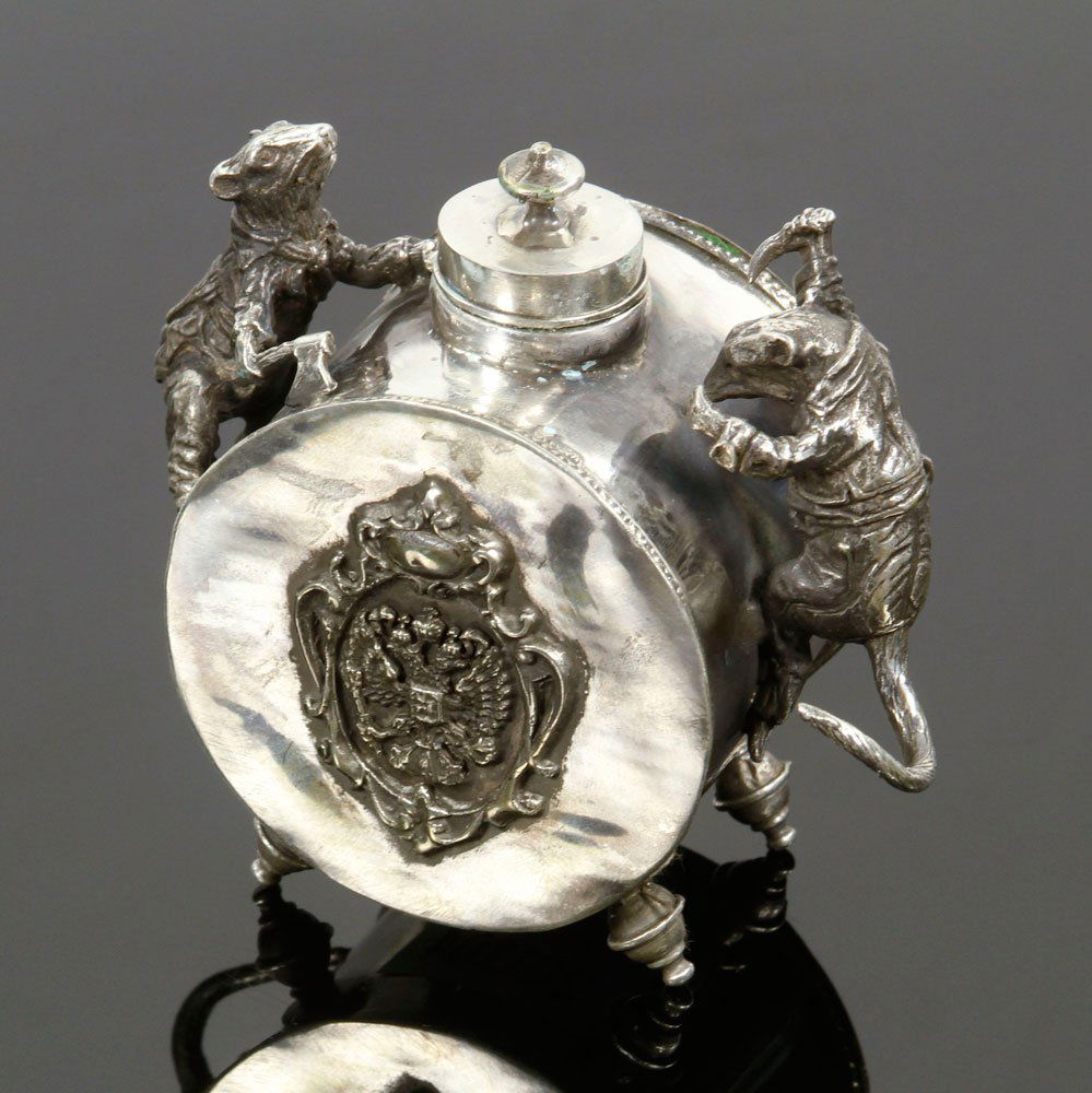 Russian Silver Inkwell (1 of 5)