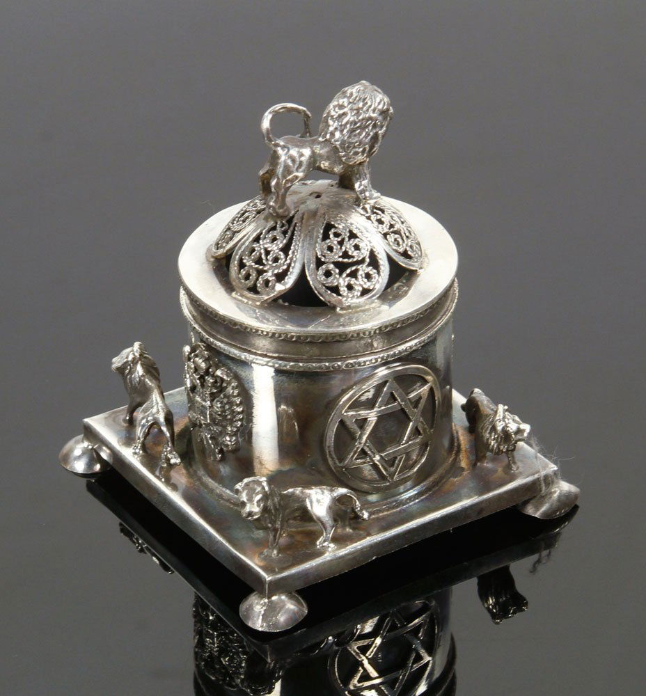 Russian Silver Trinket Box (1 of 4)