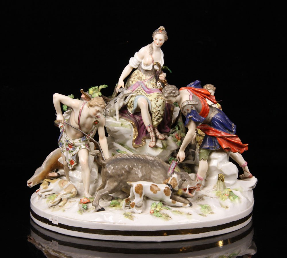Large German Figural Porcelain Grouping (1 of 7)