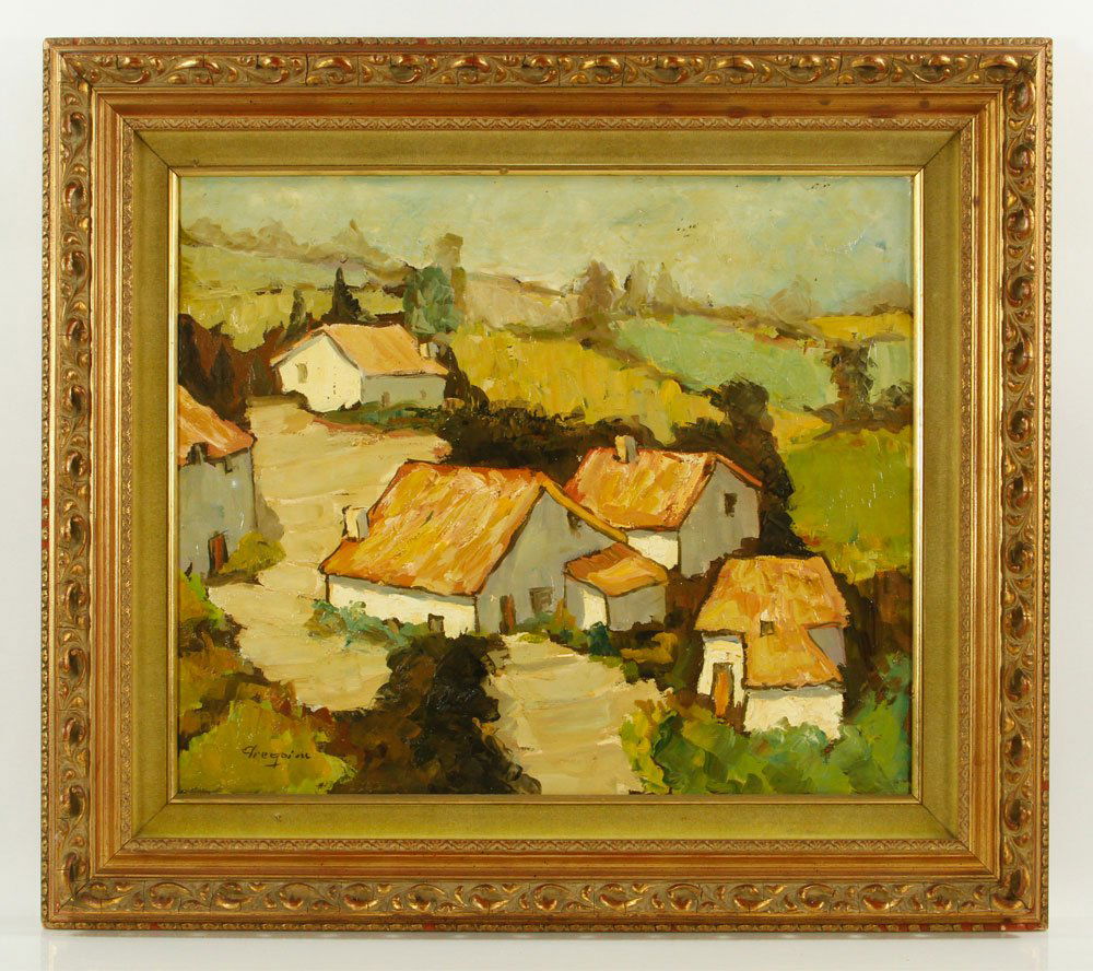 Boonzaier, South African Cottages, Oil on Canvas (1 of 7)