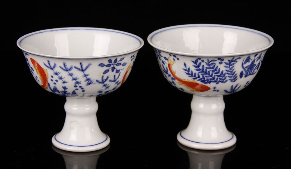 Two Jiajing High Foot Cups (1 of 5)