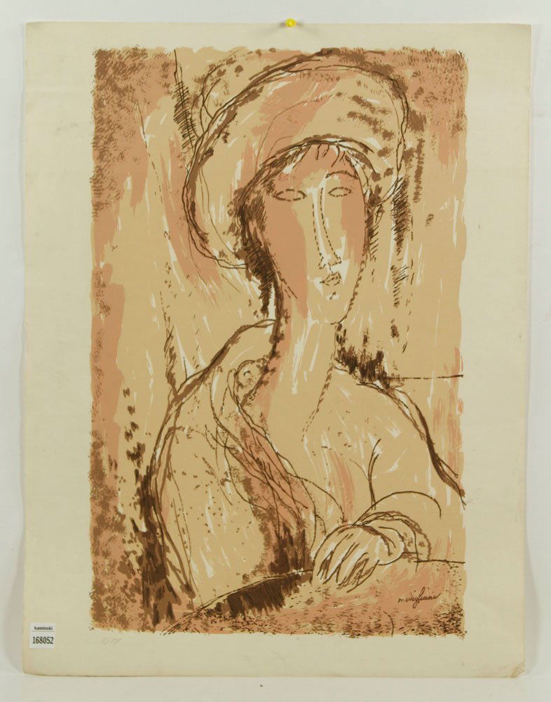 Modigliani, Abstract Portrait, Print (1 of 4)