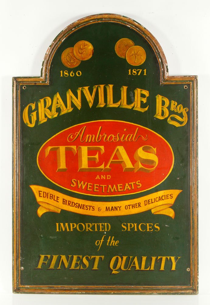 Granville Bros. Tea Sign (1 of 5)