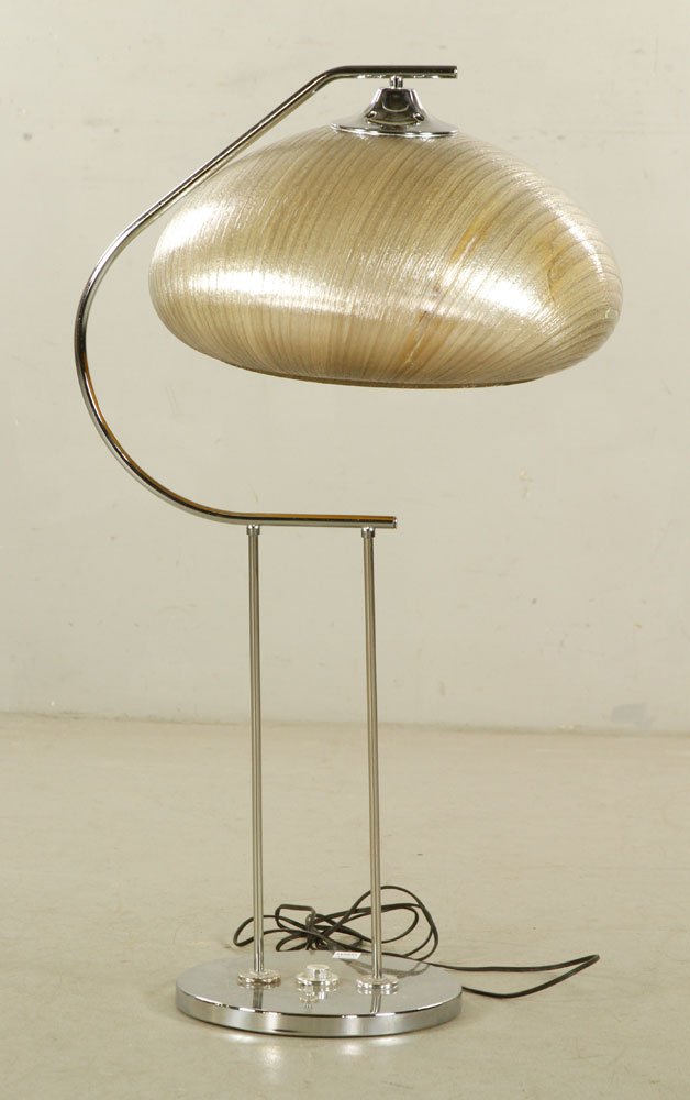Harvey Guzzini Lamp: Harvey Guzzini lamp, 35" h x 21" w x 10" d. Provenance: From a Massachusetts collection.