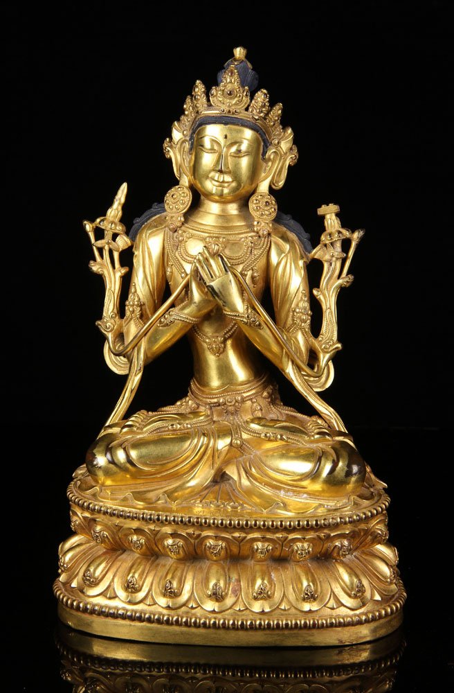 Chinese Gilt Bronze Buddha (1 of 10)