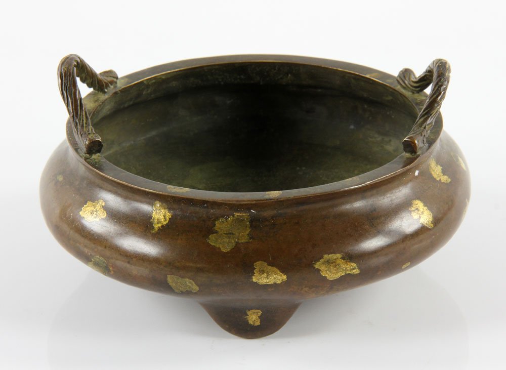 Chinese Bronze Tripod Incense Burner (1 of 7)