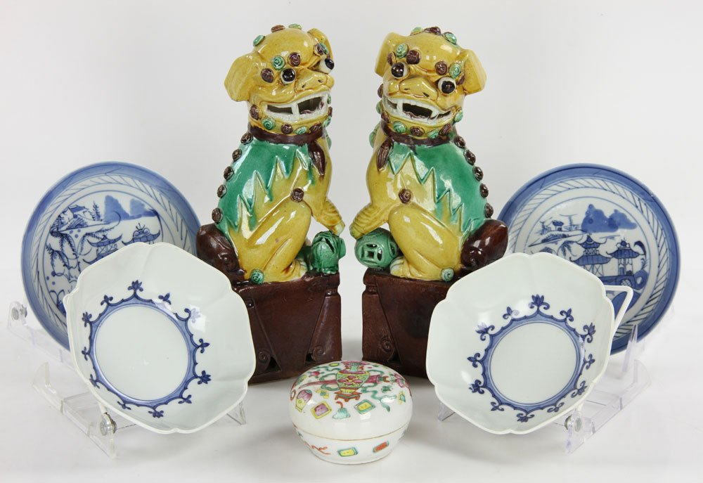 Seven Chinese Porcelain Items (1 of 10)