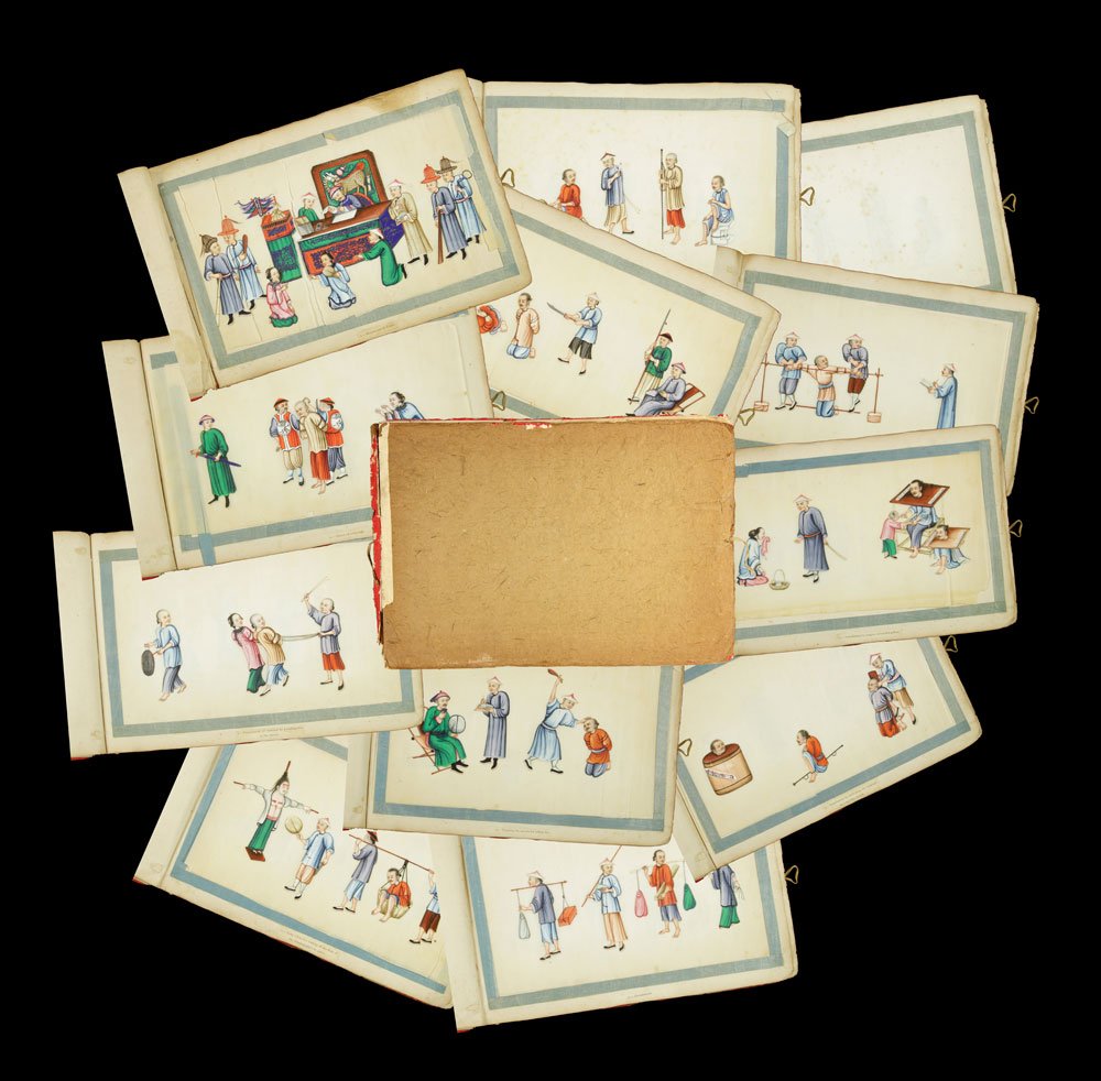 19th C. Chinese Paintings on Pith Paper (1 of 10)