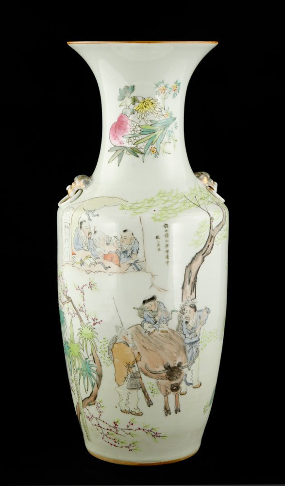 Chinese Large Famille Rose Vase (1 of 6)
