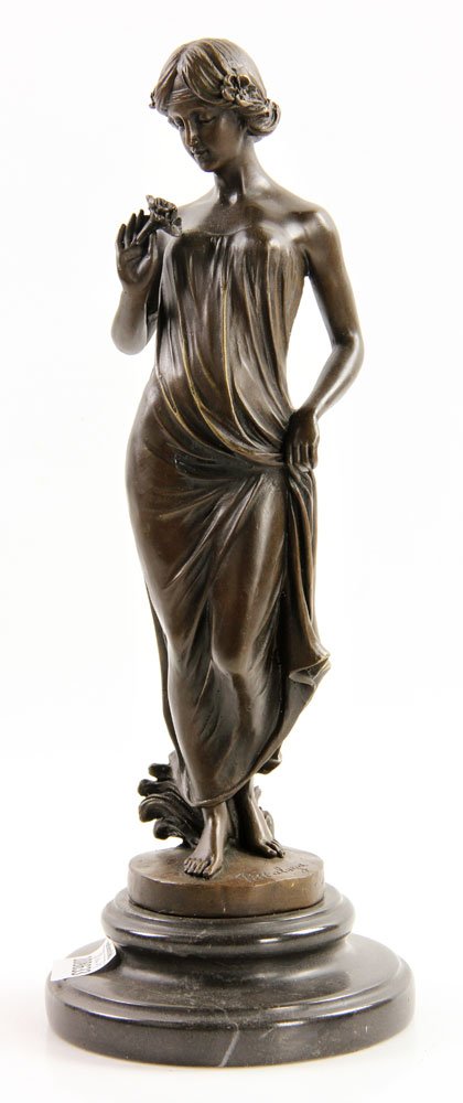 Pittaluga (Italian, 20th C.), Classical Lady, Bronze (1 of 5)