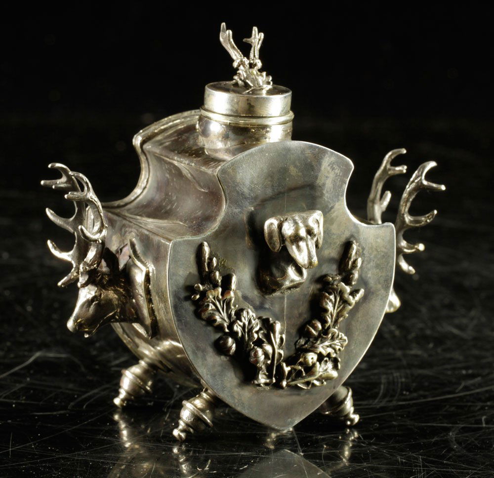 Russian Sterling Inkwell (1 of 4)