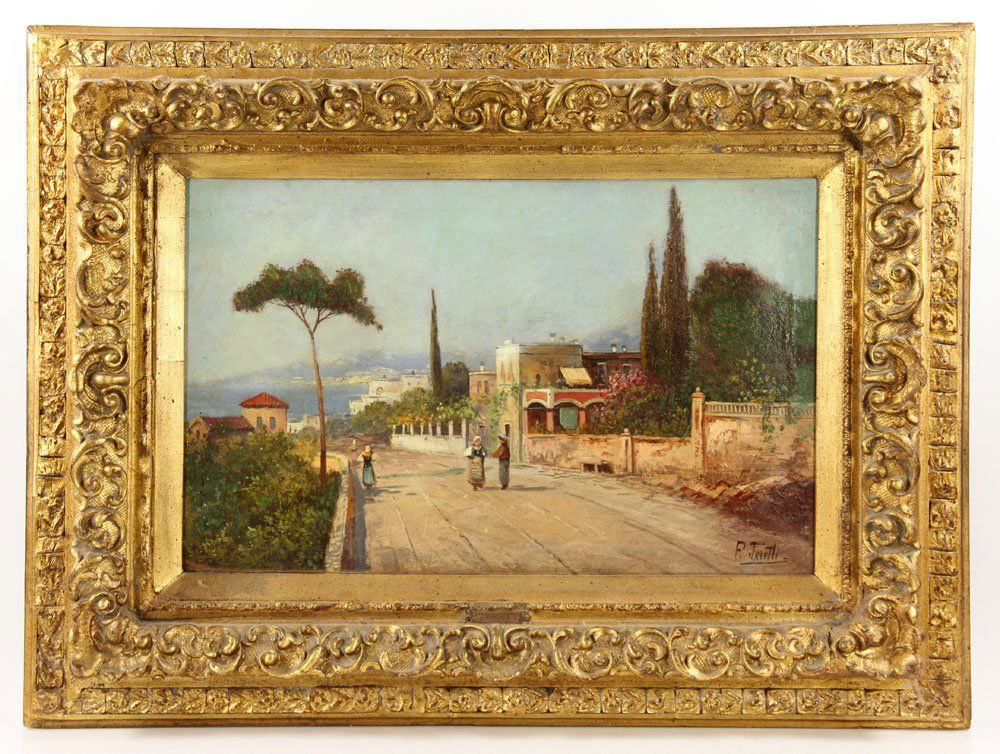 Toretti, View of The Capri Coast, Oil (1 of 5)