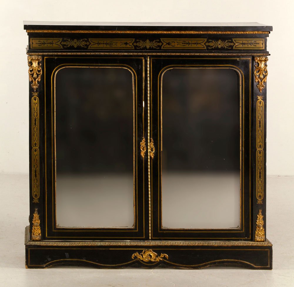French Inlaid Side Cabinet (1 of 5)