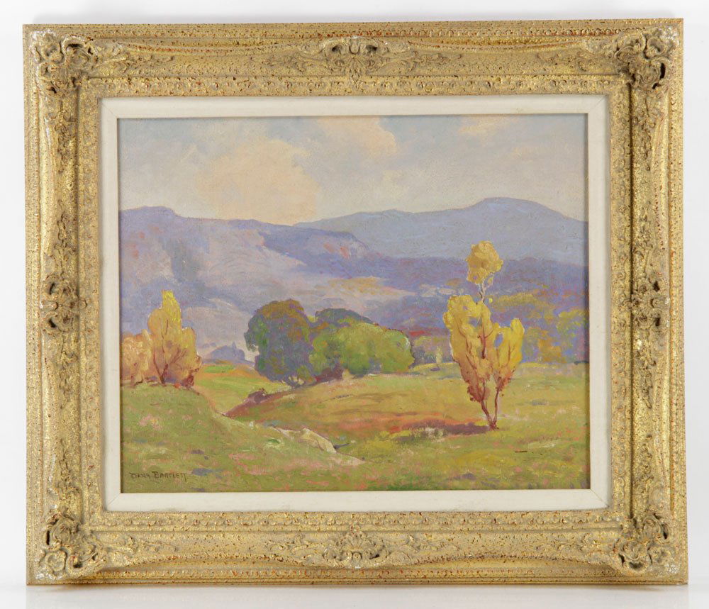 Bartlett, California Mountains Vista, Oil on Canvas (1 of 7)