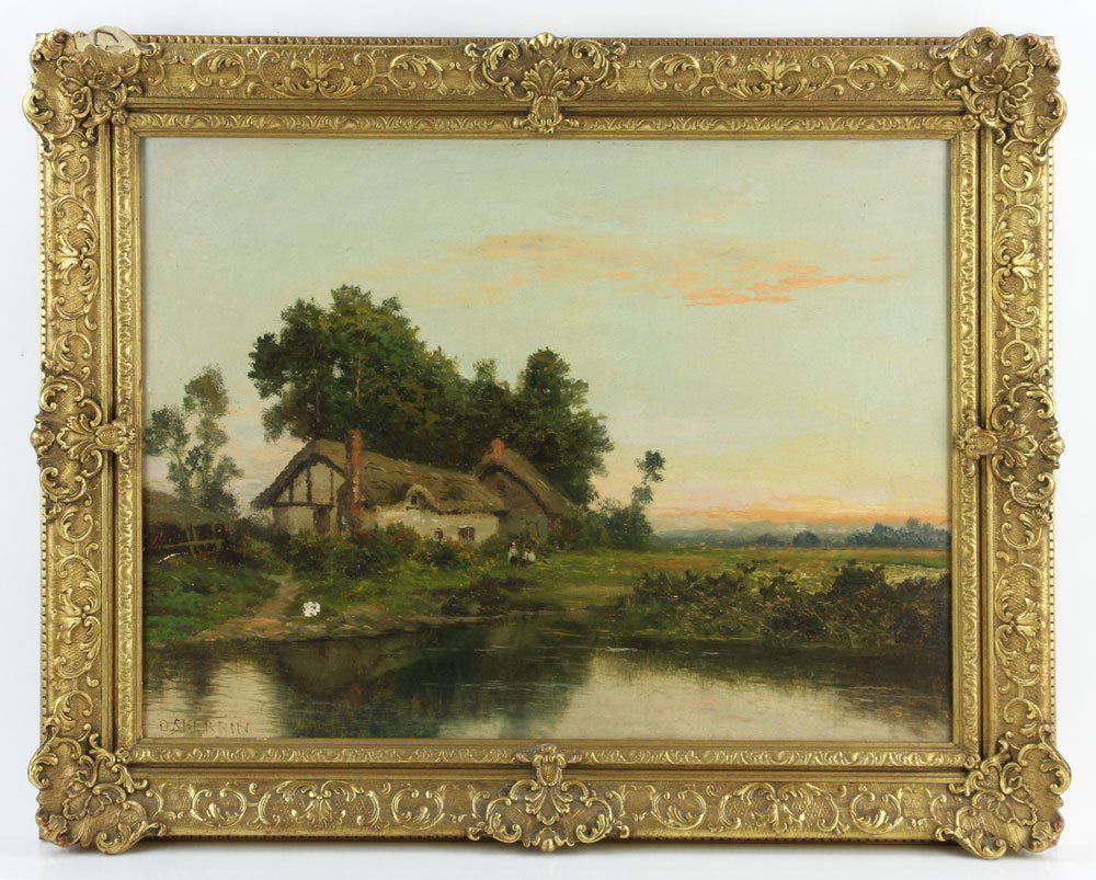 Sherrin the Elder, English Landscape, Oil on Canvas (1 of 5)