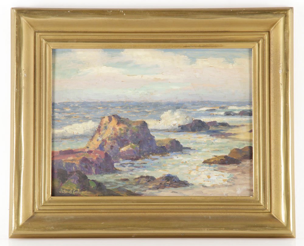 Conner, Big Rock Beach, Oil on Board (1 of 6)