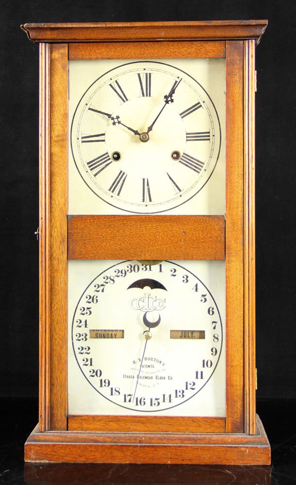 19th C. Ithaca Calendar Clock (1 of 7)