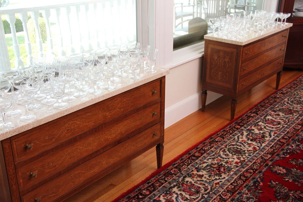 Pr. Italian Marquetry Chests (1 of 8)