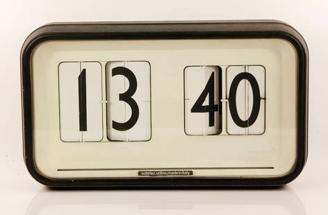 Solari Cifra 3 - Vintage Flip Clock 1972 - Gino Valle - Mid Century