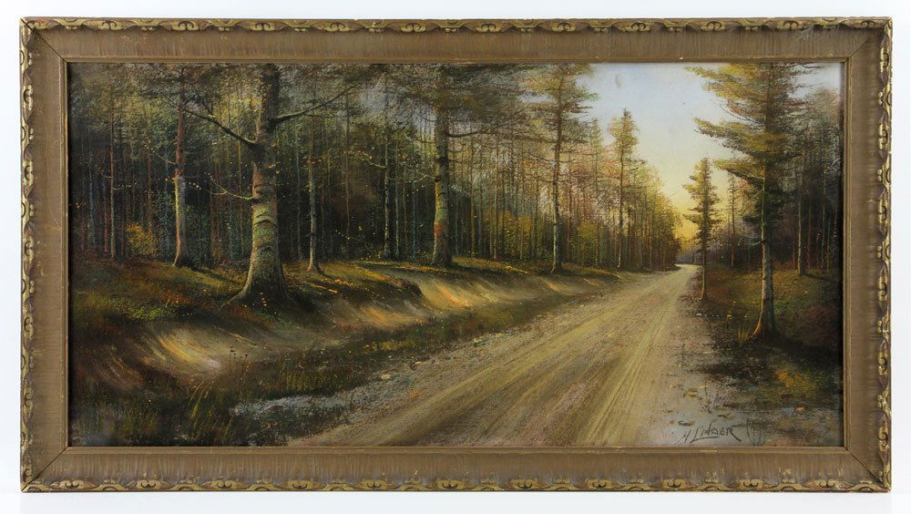 Linder, Birch Trees, Pastel (1 of 6)