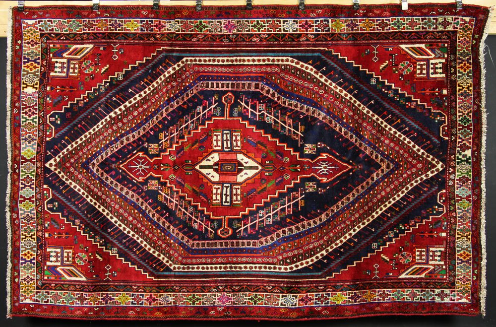 Semi Antique Qashqai Carpet (1 of 6)