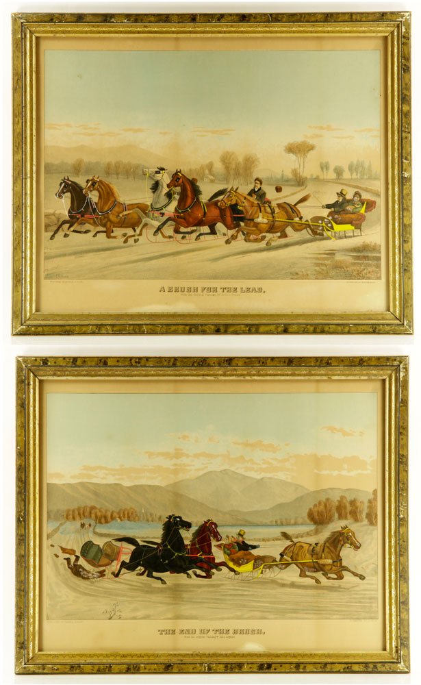 Pr. 19th C. Hand Colored Lithographs (1 of 10)