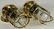3087: Pair 20th C. Brass Ship's Companionway Lights