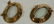 3159: Pair of 20th C. Brass Oval Catboat Portholes