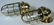4244: Pair of 20th C. Brass Ship's Companionway Lamps