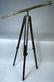 4245: Late 20th C. Reproduction Solid Brass Telescope