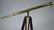 4245: Late 20th C. Reproduction Solid Brass Telescope - 2