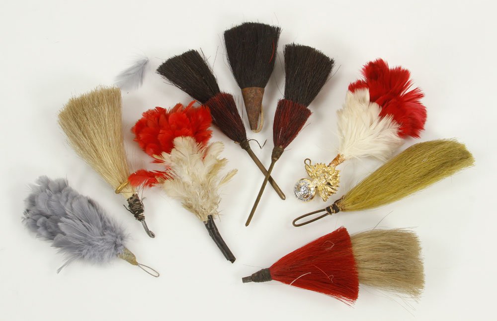 Lot of Military Hat Plumes: Lot of military hat plumes. Provenance: From the estate of film, television and stage performer Raymond Kyle-Koscuik. Originally from New York, Kyle settled in West Hollywood, California during the ea
