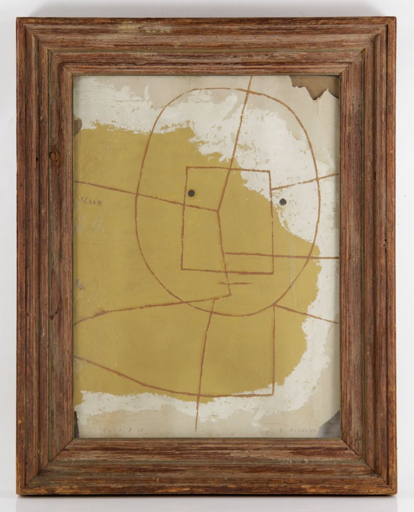 Signed Klee Original Print: Signed Klee original print, labeled Henry Heydenryk New York, 20 1/2" h x 15 1/4" w (view), 27" h x 21" w (frame). Provenance: From a Florida collection.