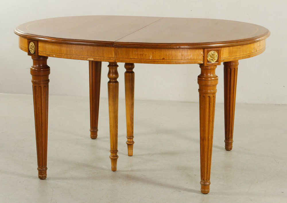 19th C. French Mahogany Dining Table (1 of 5)