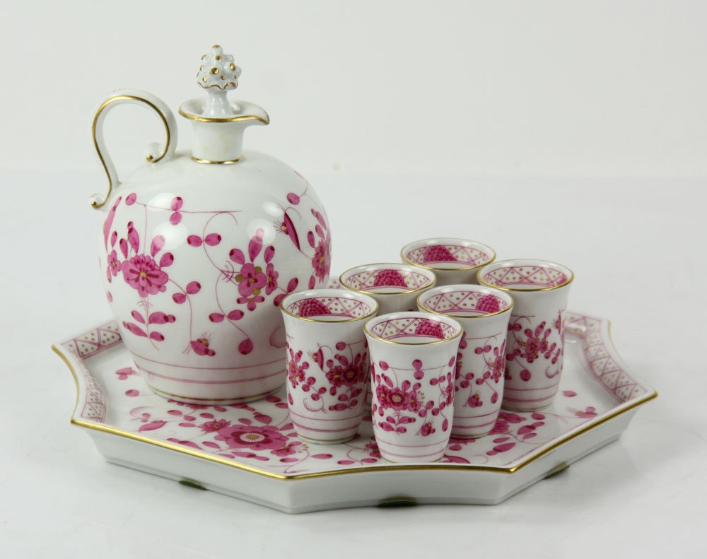 Meissen Porcelain Liquor Set (1 of 10)