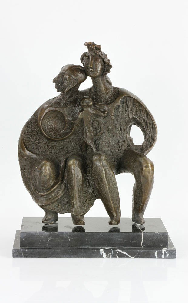 Signed Salvador Dali, Couple with Child, Bronze (1 of 9)