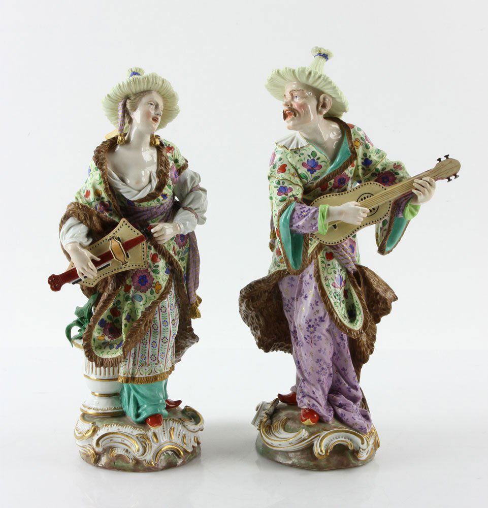 Pr. Meissen Figures of Malabars (1 of 10)