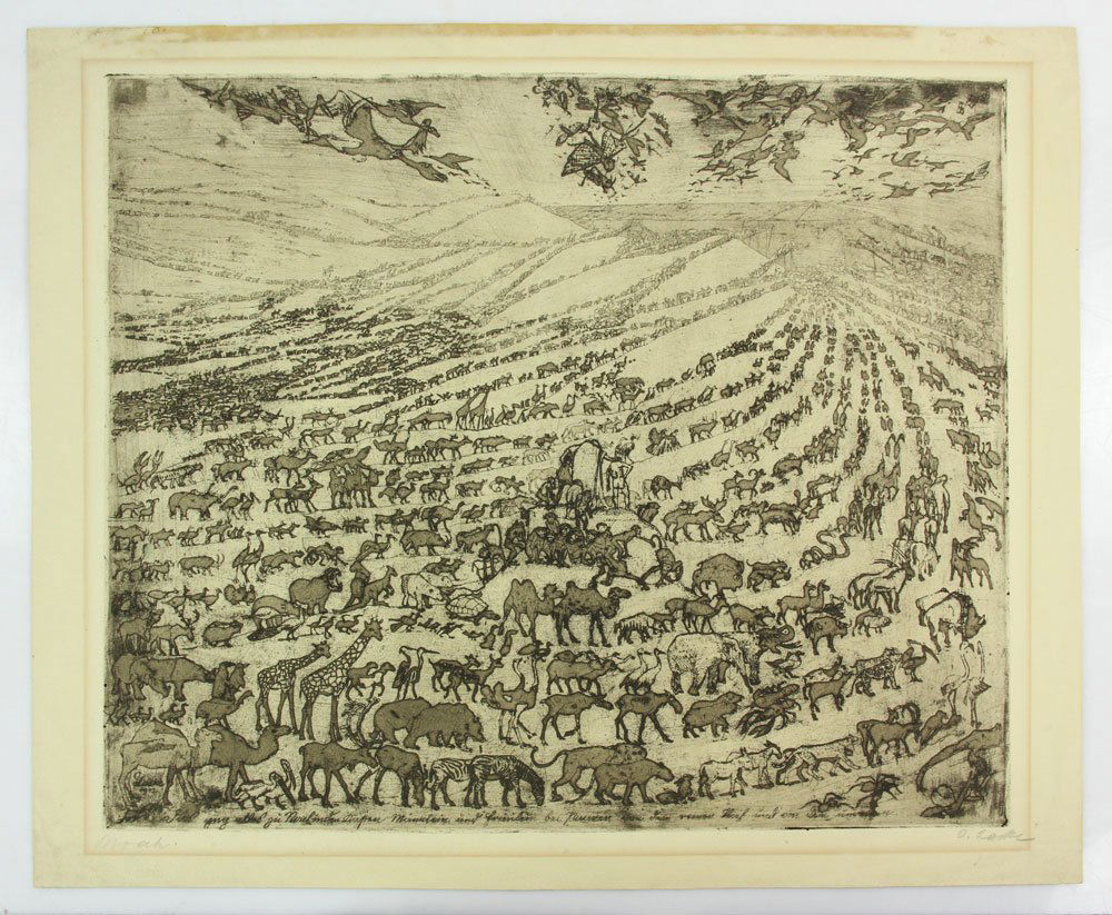 Laske, "Noah", Etching (1 of 6)