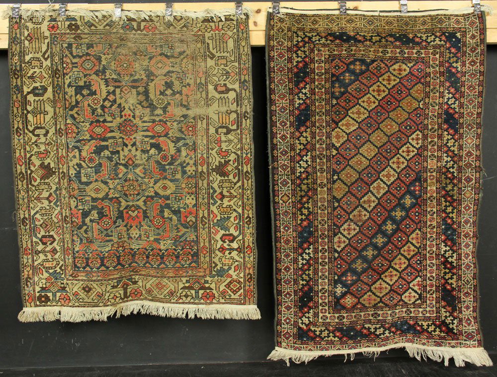 Two Antique Persian Hamadan Carpets (1 of 9)