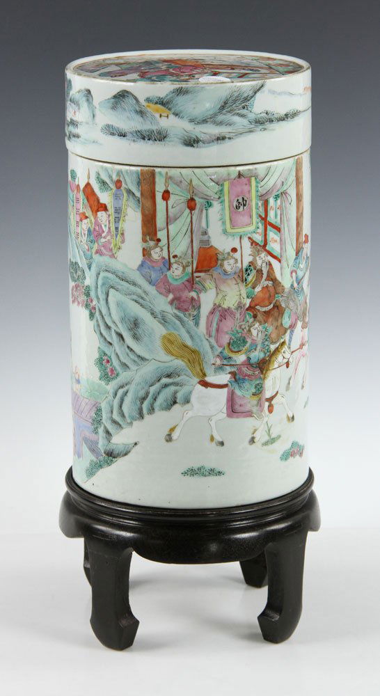19th C. Chinese Porcelain Covered Jar (1 of 9)