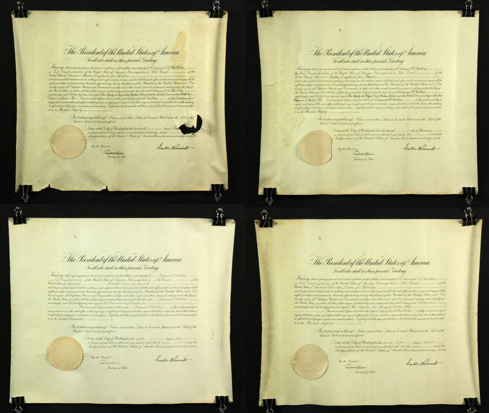 Collection of Four Franklin Roosevelt Appointment (1 of 9)