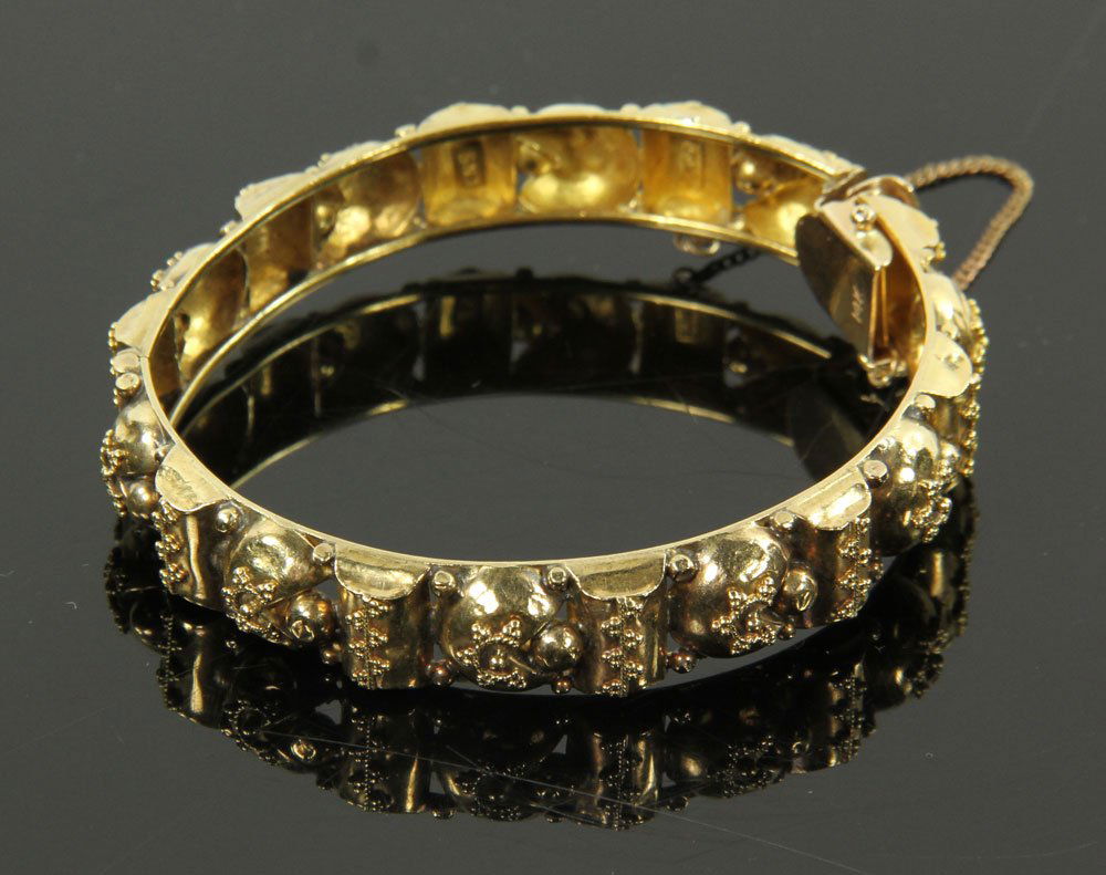 14K Gold Bangle Bracelet (1 of 5)